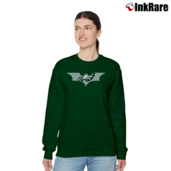 Women’s Batman Eagles NFL Crossover Design Relaxed Sweatshirt in forest green | Soft, Laid-Back Vibe