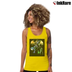 Women’s Batman Forever 1995 Promo Tank Top in yellow | Lightweight, Movement-Friendly