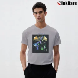 Men’s Batman Forever 1995 Promo V-Neck Tee in sport grey | Sharp, Breathable, Everyday Staple