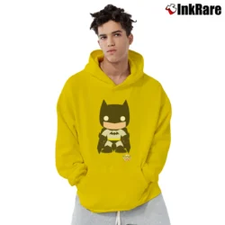 Men’s Batman Funko Pop Heroes Baby Graphic Pullover Hoodie in yellow | Cozy, Durable, Modern Fit