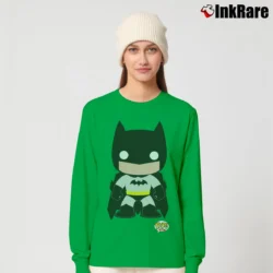 Women’s Batman Funko Pop Heroes Baby Graphic Long-Sleeve Top in irish green | Sleek, Versatile, All-Season