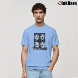 Men’s Batman Gotham Joker Jack Nicholson You Wanna Get Nuts Classic T-Shirt in light blue | Soft, Breathable Everyday Wear