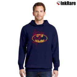 Men’s Batman Joker Graphic Comic Style Pullover Hoodie in navy | Cozy, Durable, Modern Fit