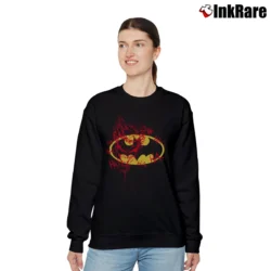 Women’s Batman Joker Graphic Comic Style Relaxed Sweatshirt in black | Soft, Laid-Back Vibe