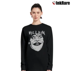 Women’s Batman Joker Jack Nicholson Villain Graphic Long-Sleeve Top in black | Sleek, Versatile, All-Season