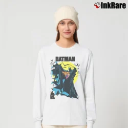 Women’s Batman McFarlane Art Comic Book Graphic Long-Sleeve Top in white | Sleek, Versatile, All-Season
