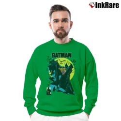 Men’s Batman McFarlane Art Comic Book Graphic Crewneck Sweatshirt in irish green | Cozy Fabric, Clean Style