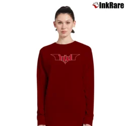 Women’s Batman New York Giants NFL Team Long-Sleeve Top in maroon | Sleek, Versatile, All-Season