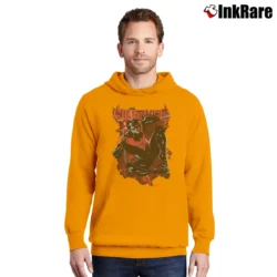 Men’s Batman Nightwing Black Graphic Pullover Hoodie in orange | Cozy, Durable, Modern Fit