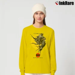 Women’s Batman Ninja Movie 2018 Poster Graphic Long-Sleeve Top in yellow | Sleek, Versatile, All-Season