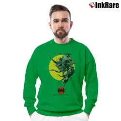 Men’s Batman Ninja Movie 2018 Poster Graphic Crewneck Sweatshirt in irish green | Cozy Fabric, Clean Style