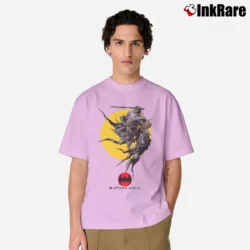 Men’s Batman Ninja Movie 2018 Poster Graphic Classic T-Shirt in light pink | Soft, Breathable Everyday Wear