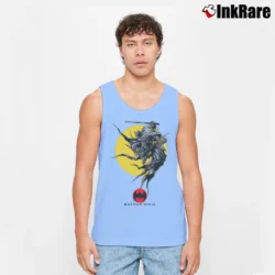 Men’s Batman Ninja Movie 2018 Poster Graphic Tank Top in light blue | Breathable, Active-Friendly Design