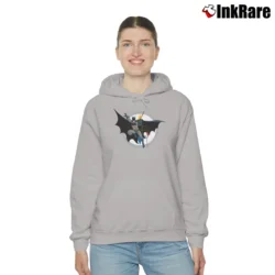 Women’s Batman Pittsburgh Steelers NFL Crossover Cozy Hoodie in sport grey | Warm, Structured, Stylish