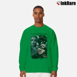 Men’s Batman Returns Catwoman Michelle Pfeiffer Movie Long-Sleeve Shirt in irish green | Sleek, Lightweight, Year-Round Wear