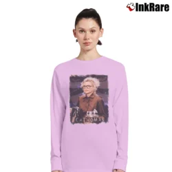 Women’s Batman Returns Catwoman Michelle Pfeiffer Movie Long-Sleeve Top in light pink | Sleek, Versatile, All-Season