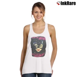Women’s Batman Returns Catwoman Michelle Pfeiffer Movie Tank Top in white | Lightweight, Movement-Friendly