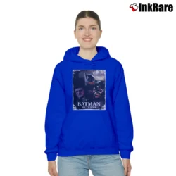 Women’s Batman Returns Catwoman Penguin DC Movie Cozy Hoodie in royal blue | Warm, Structured, Stylish
