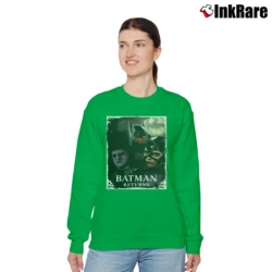 Women’s Batman Returns Catwoman Penguin DC Movie Relaxed Sweatshirt in irish green | Soft, Laid-Back Vibe