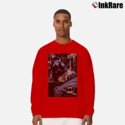 Men’s Batman Returns Movie Promo Long-Sleeve Shirt in red | Sleek, Lightweight, Year-Round Wear