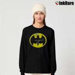 Women’s Batman Super Hero Graphic Long-Sleeve Top in black | Sleek, Versatile, All-Season