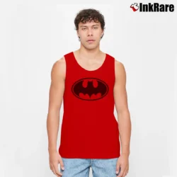 Men’s Batman Symbol Classic Tank Top in red | Breathable, Active-Friendly Design
