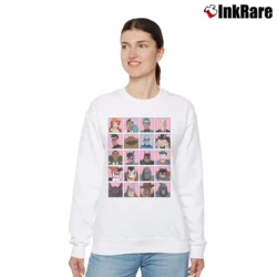 Women’s Batman The Animated Series Heroes And Villains Relaxed Sweatshirt in white | Soft, Laid-Back Vibe