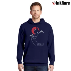 Men’s Batman The Animated Series Retro Classic Pullover Hoodie in navy | Cozy, Durable, Modern Fit