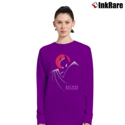 Women’s Batman The Animated Series Retro Classic Long-Sleeve Top in purple | Sleek, Versatile, All-Season