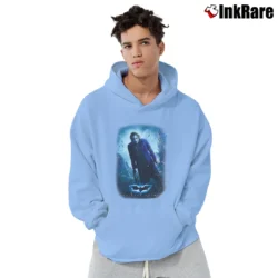 Men’s Batman The Dark Knight Promo Movie Pullover Hoodie in light blue | Cozy, Durable, Modern Fit