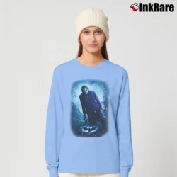 Women’s Batman The Dark Knight Promo Movie Long-Sleeve Top in light blue | Sleek, Versatile, All-Season