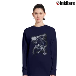 Women’s Batman The Dark Knight Rises Hero Movie Long-Sleeve Top in navy | Sleek, Versatile, All-Season