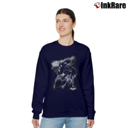 Women’s Batman The Dark Knight Rises Hero Movie Relaxed Sweatshirt in navy | Soft, Laid-Back Vibe