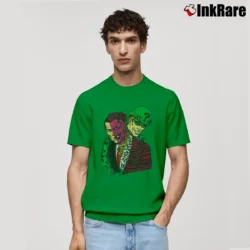 Men’s Batman The Riddler X Two Face Big Graphic Comic Classic T-Shirt in irish green | Soft, Breathable Everyday Wear