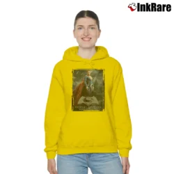 Women’s Batman V Superman Dawn Of Justice Poster Cozy Hoodie in yellow | Warm, Structured, Stylish