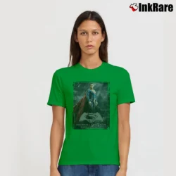 Women’s Batman V Superman Dawn Of Justice Poster Signature T-Shirt in irish green | Soft, Flattering Fit