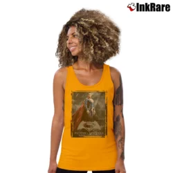 Women’s Batman V Superman Dawn Of Justice Poster Tank Top in orange | Lightweight, Movement-Friendly