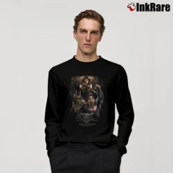 Men’s Batman V Superman Trinity Action DC Comics Long-Sleeve Shirt in black | Sleek, Lightweight, Year-Round Wear