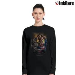 Women’s Batman V Superman Trinity Action Long-Sleeve Top in black | Sleek, Versatile, All-Season