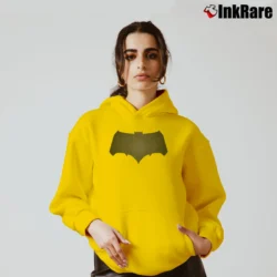 Women’s Batman Vs Superman Batman Logo Cozy Hoodie in yellow | Warm, Structured, Stylish