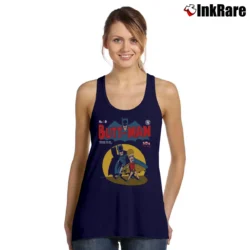 Women’s Batman X Beavis And Butthead Butt - Man Parody Tank Top in navy | Lightweight, Movement-Friendly