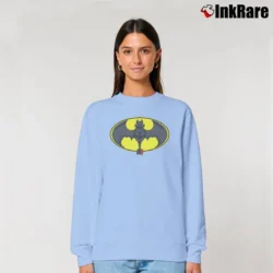 Women’s Batman X Toothless How To Train Your Dragon Relaxed Sweatshirt in light blue | Soft, Laid-Back Vibe
