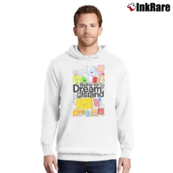 Men’s Battle for Dream Island Pullover Hoodie in white | Cozy, Durable, Modern Fit