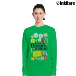 Women’s Battle for Dream Island Long-Sleeve Top in irish green | Sleek, Versatile, All-Season