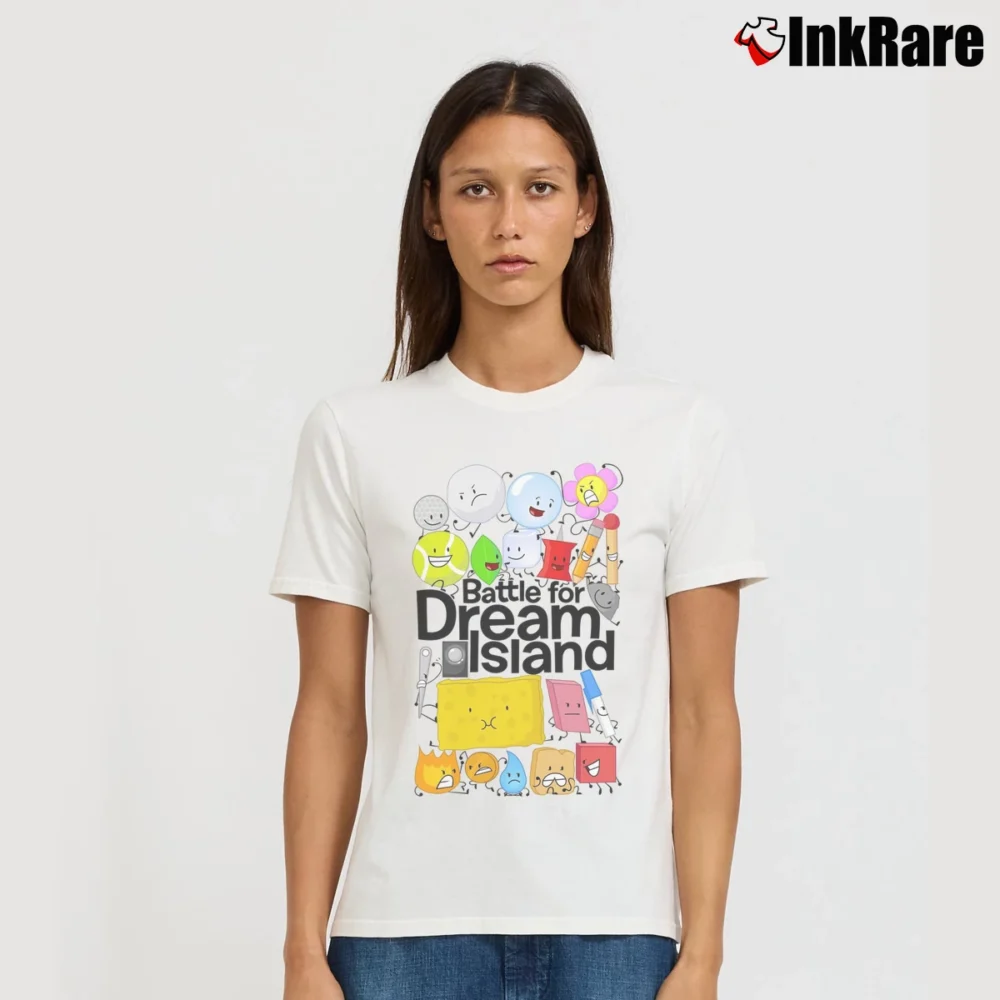 Women’s Battle for Dream Island Signature T-Shirt in white | Soft, Flattering Fit