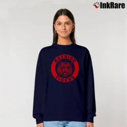 Women’s Bayside High School Tigers 90s Retro Relaxed Sweatshirt in navy | Soft, Laid-Back Vibe