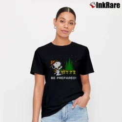 Women’s Be Prepared Snoopy T-Shirt in black | Soft, Flattering Fit