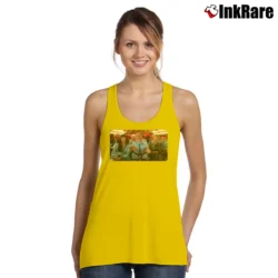 Women’s Be Still Life Aquatic With Steve Zissou Tank Top in yellow | Lightweight, Movement-Friendly