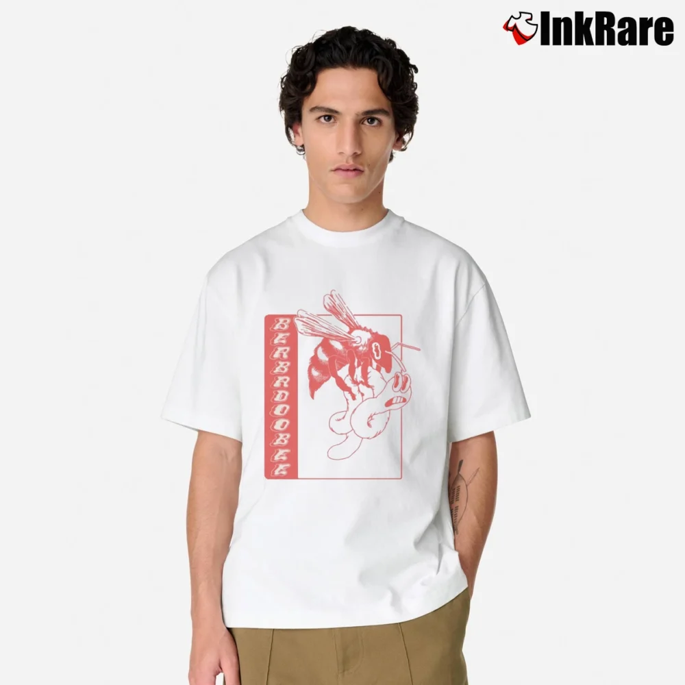 Men’s Beabadoobee Loveworm Bee Cute Birthday Gift Classic T-Shirt in white | Soft, Breathable Everyday Wear