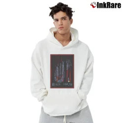 Men’s Beach House Band Music Pullover Hoodie in white | Cozy, Durable, Modern Fit